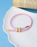 washed pink hermes bangle