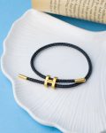 black hermes bangle