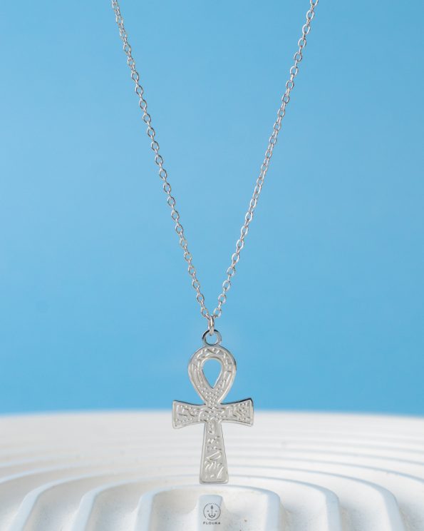 the key life silver necklace