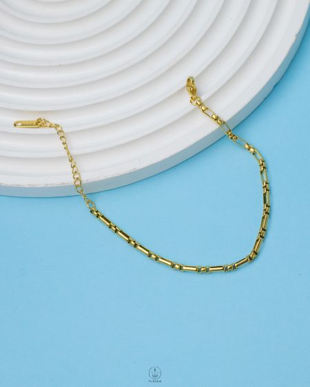 flat cable golde bracelet