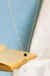 gold vancleef necklace