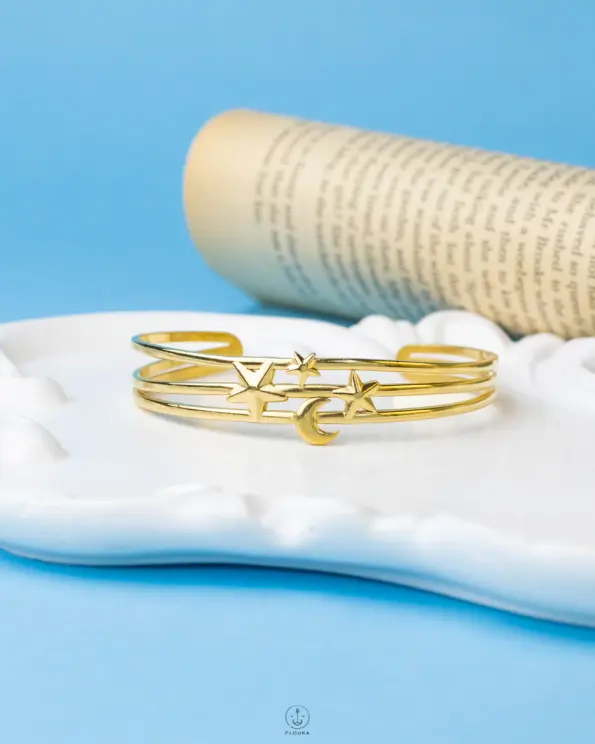 crescent moon bracelet
