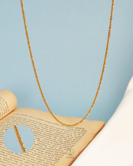 gold electric necklace