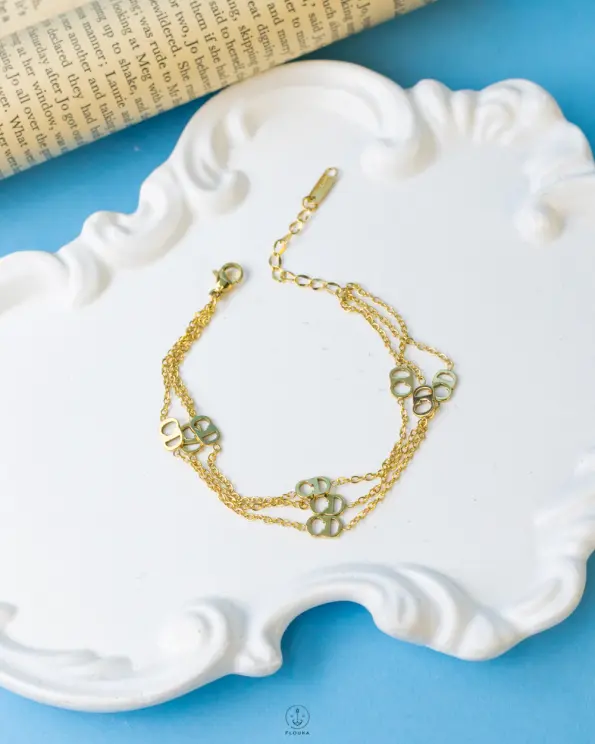 three layers CD bracelet