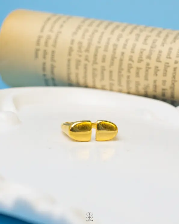 gold free size ring