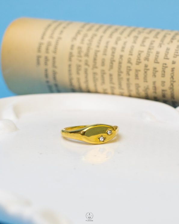 simple straus gold ring