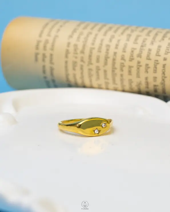 simple straus gold ring