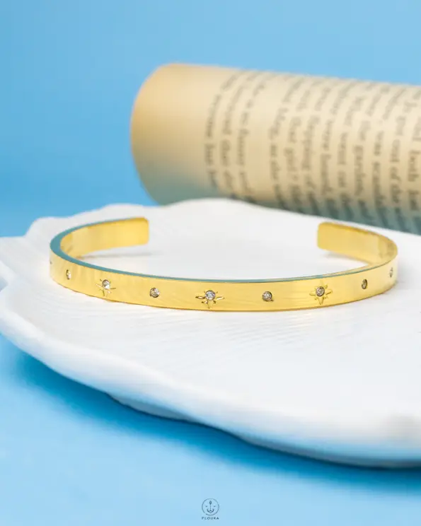 simple straus gold bracelet