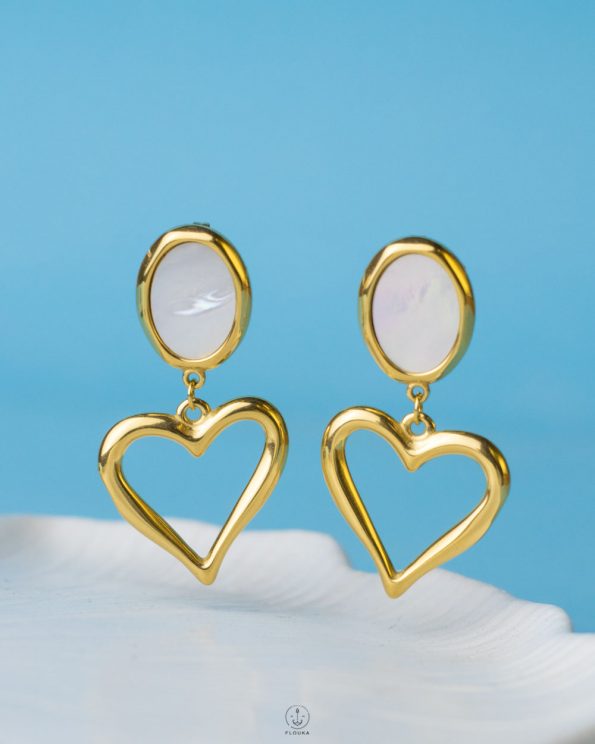 big heart earrings