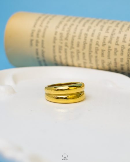 double pump gold ring