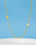 star gold necklace