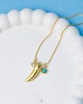 dagger golde necklace