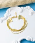 ten layer gold bracelet