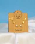 Butterfly Straus Earrings Set