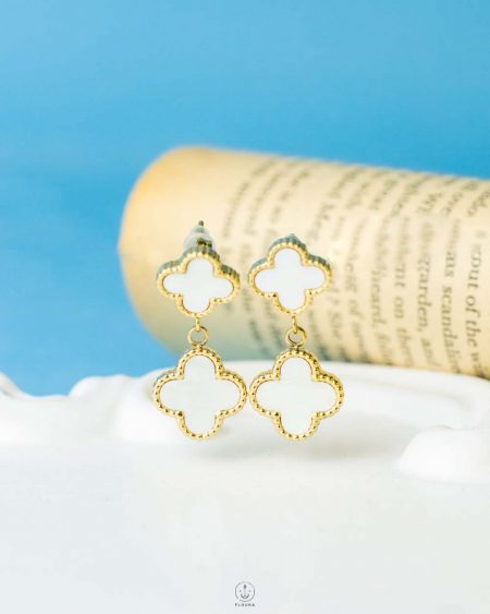 double vancleef earrings