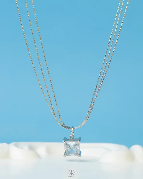 straus silver necklace