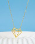 daimond shape necklace