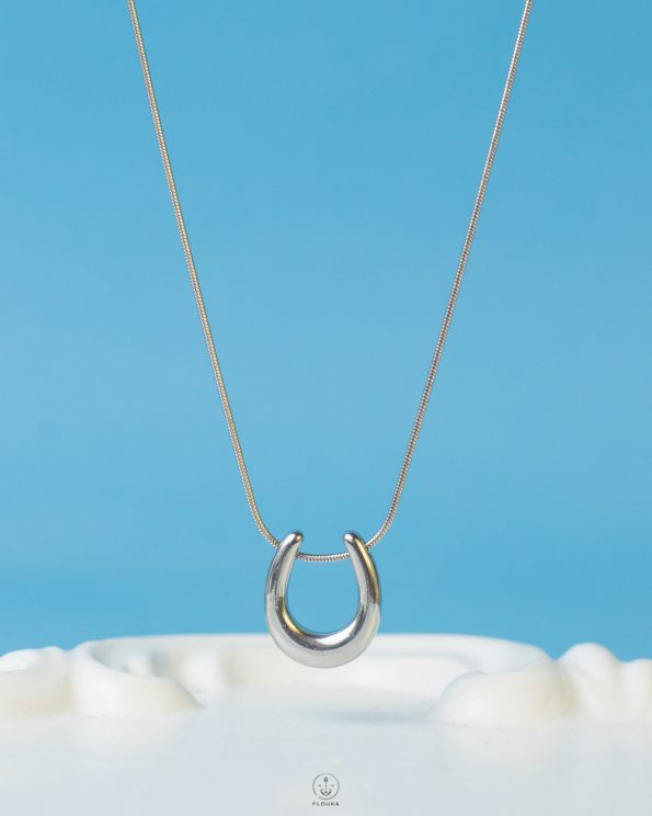 hourse silver necklace