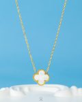 white vancleef necklace