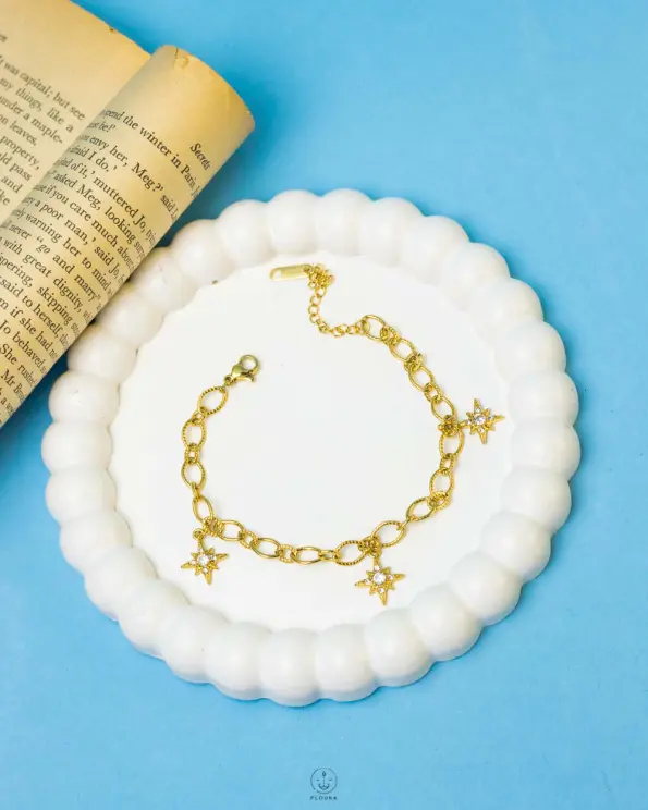 sun shine gold bracelet