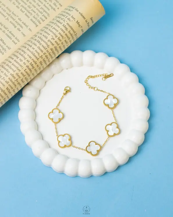big white vancleef bracelet