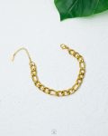 9mm figaro gold anklet