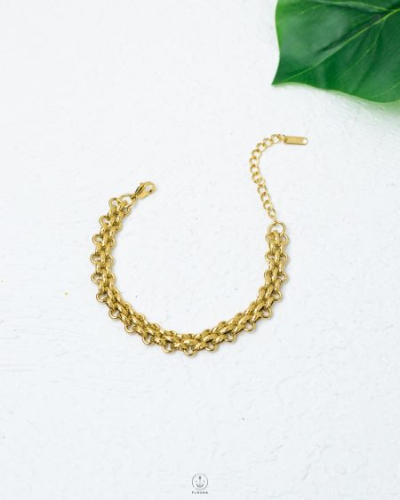 basic chains gold bracelet