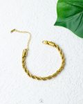 big rope gold bracelet