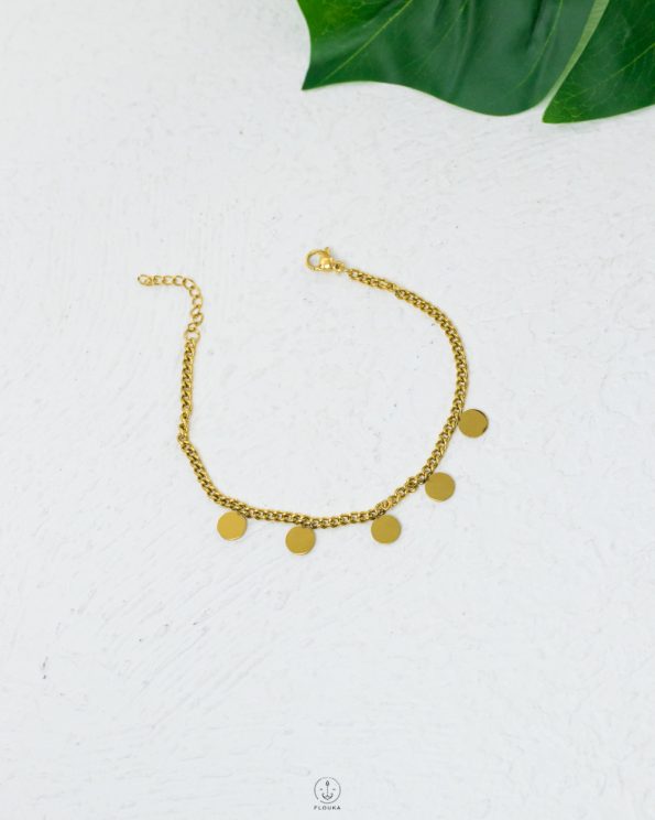 circles gold bracelet