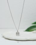 silver butterfly necklace