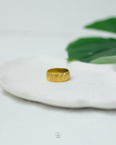 8mm tire gold ring