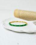 green bone gold bracelet