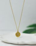 crescent moon straus necklace