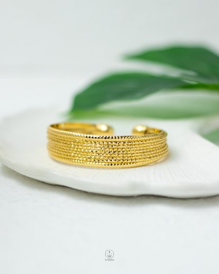 layers gold Chinese bracelet