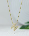 letter N straus necklace