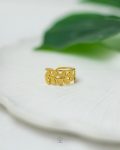 gold leaf free size ring