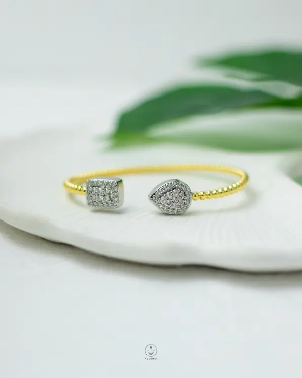 double head diamond bracelet