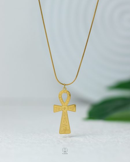 moftah elhyah gold necklace