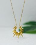 sunshine gold necklace