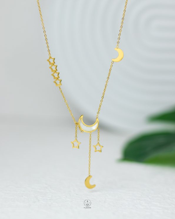 crescent moon necklace