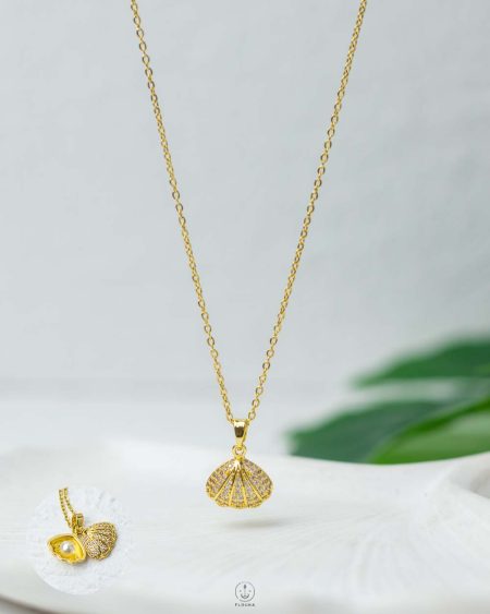 straus pearl gold necklace