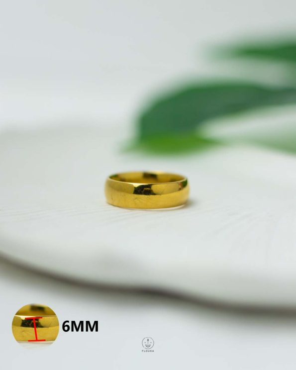 6mm pump gold ring