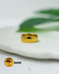 8mm pump gold ring