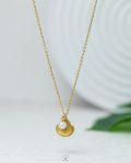 seashell gold necklace