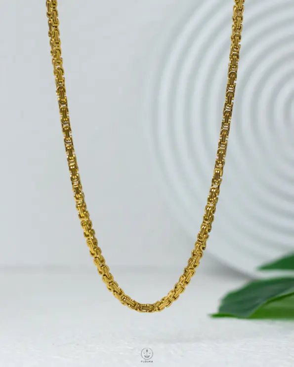 basic gold necklace