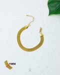 9mm fance gold bracelet