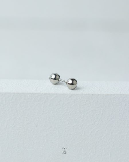 balls silver piercing