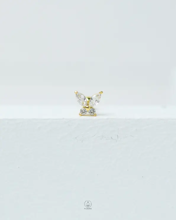 straus butterfly piercing