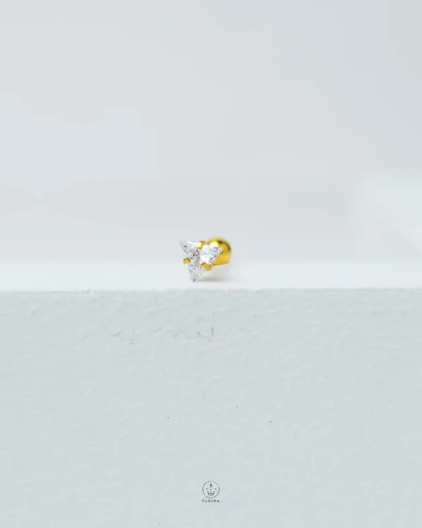 triangle straus piercing