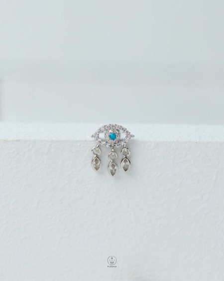 straus eye silver piercing